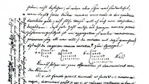Carta do cientista Goldbach ao seu colega Euler, em uma tentativa de resolver o problema matemático 