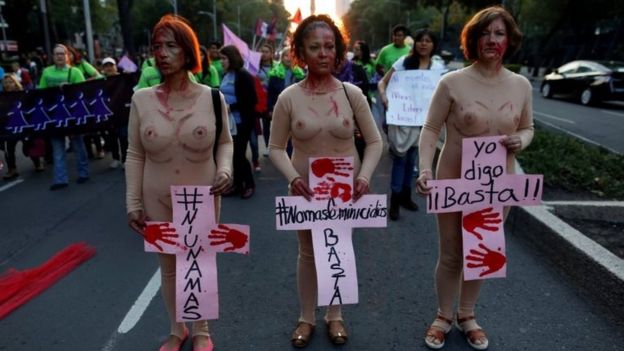 O México é um dos muitos países com altas taxas de violência extrema contra as mulheres. 