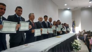 Os políticos eleitos em Quixelô também foram diplomados (Foto; Thiedo Henrique/Mais FM)